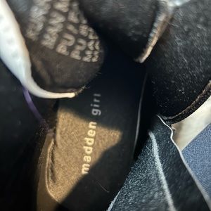 Madden girl white combat boots size 7.5